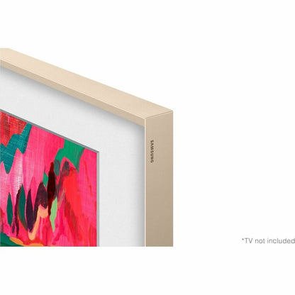 Samsung 75" The Frame Customizable Bezel - Sand Gold Metal for Modern TV Decor