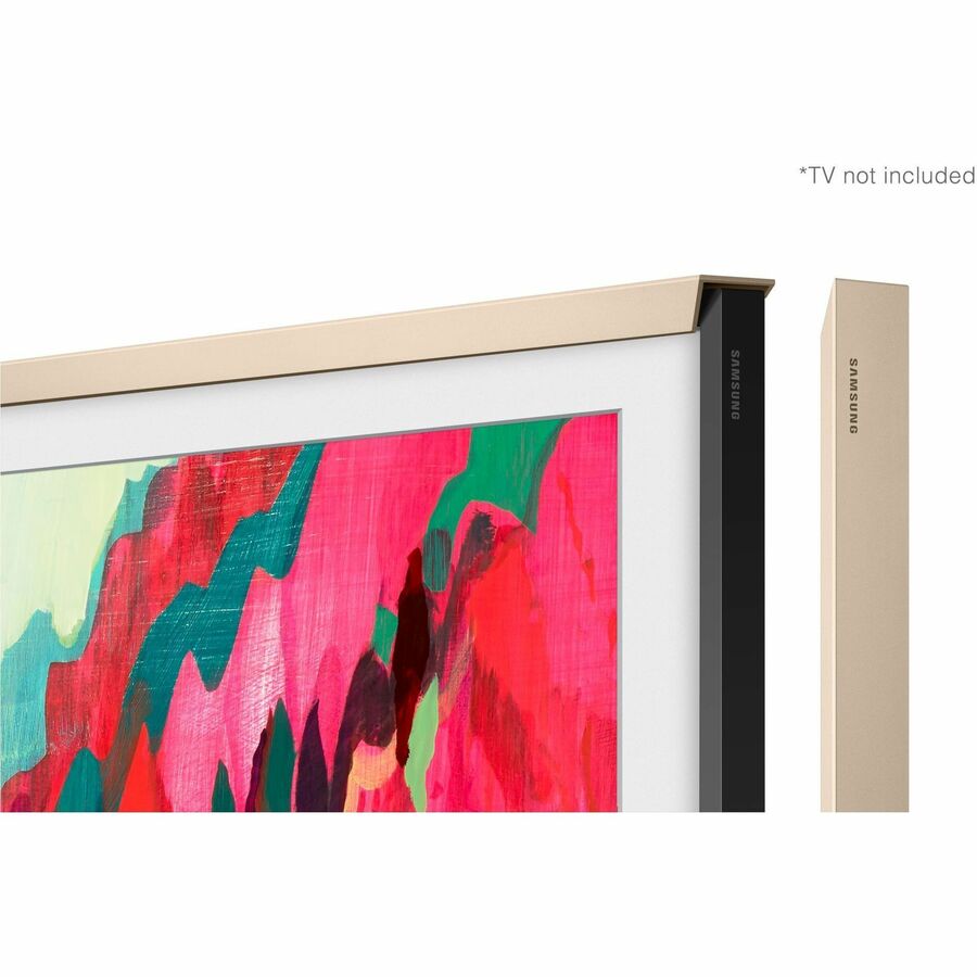 Samsung 75" The Frame Customizable Bezel - Sand Gold Metal for Modern TV Decor