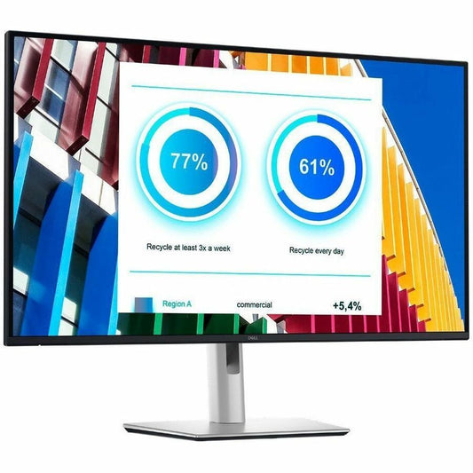 Dell Pro Plus P3225DE 32" Class WQHD LED Monitor - 16:9 - Black, Gray