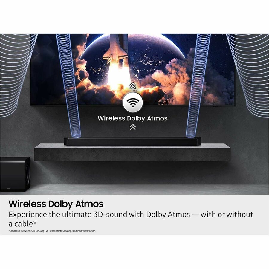 Samsung HW-Q800F 5.1.2 Channel Sound Bar with Dolby Atmos and Wireless Surround