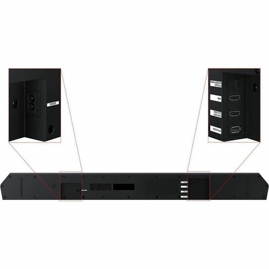 Samsung HW-Q600F/ZA 3.1.2 Channel Bluetooth Sound Bar with Active Subwoofer and HDMI