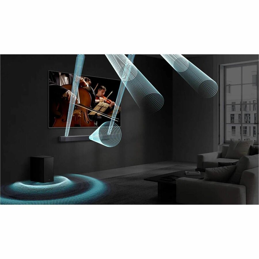 Samsung HW-Q600F/ZA 3.1.2 Channel Bluetooth Sound Bar with Active Subwoofer and HDMI