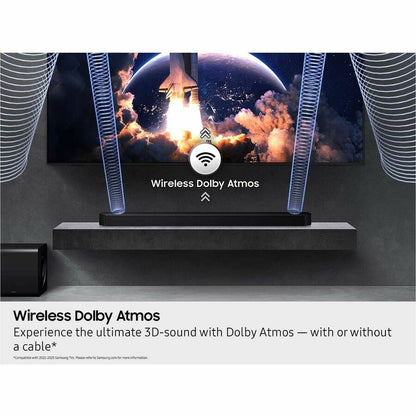 Samsung HW-Q990F 11.1.4 Channel Soundbar with Dolby Atmos and Wireless Rear Speakers
