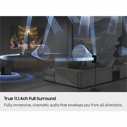 Samsung HW-Q990F 11.1.4 Channel Soundbar with Dolby Atmos and Wireless Rear Speakers