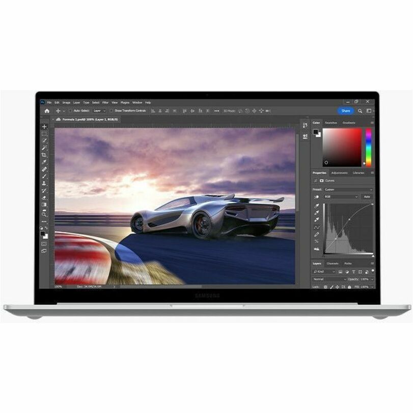 Samsung Galaxy Book4 NP754XGK-LS1US 15.6-Inch Notebook with Intel Core 7, 16GB RAM, and 512GB SSD in Silver