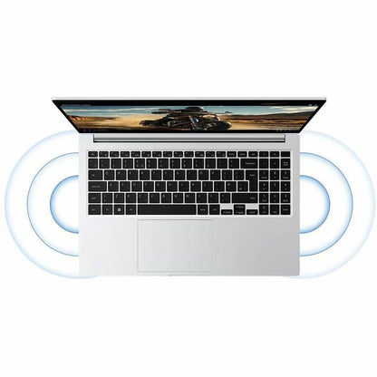 Samsung Galaxy Book4 NP754XGK-LS1US 15.6-Inch Notebook with Intel Core 7, 16GB RAM, and 512GB SSD in Silver
