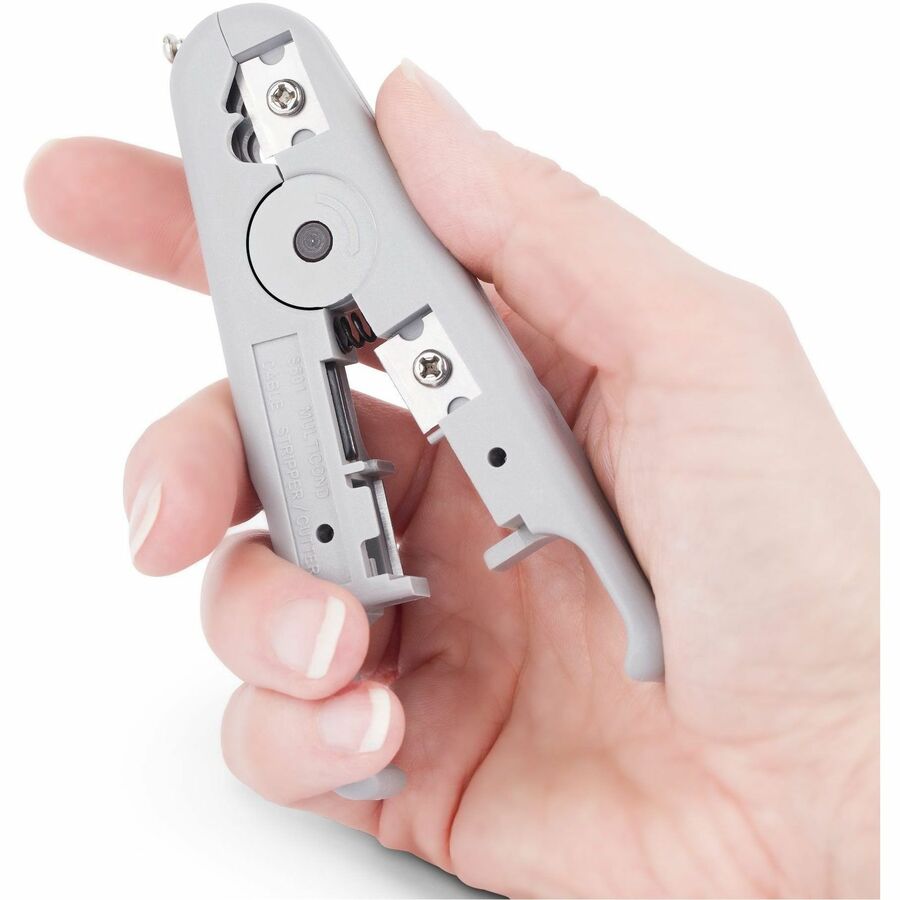 StarTech.com Network Cable Stripper and Cutter - Professional Wire Stripping Tool for UTP, FTP, STP, Coaxial Cables