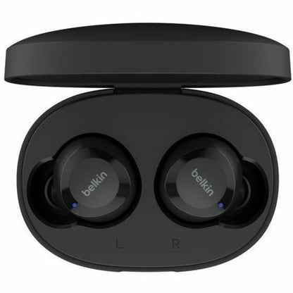 Belkin SoundForm Bolt True Wireless Earbuds – Compact In-Ear Bluetooth Earset with 28 Hours Battery, Sweat Resistance, and Easy Touch Controls