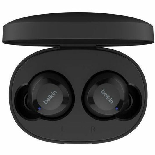 Belkin SoundForm Bolt True Wireless Earbuds – Compact In-Ear Bluetooth Earset with 28 Hours Battery, Sweat Resistance, and Easy Touch Controls