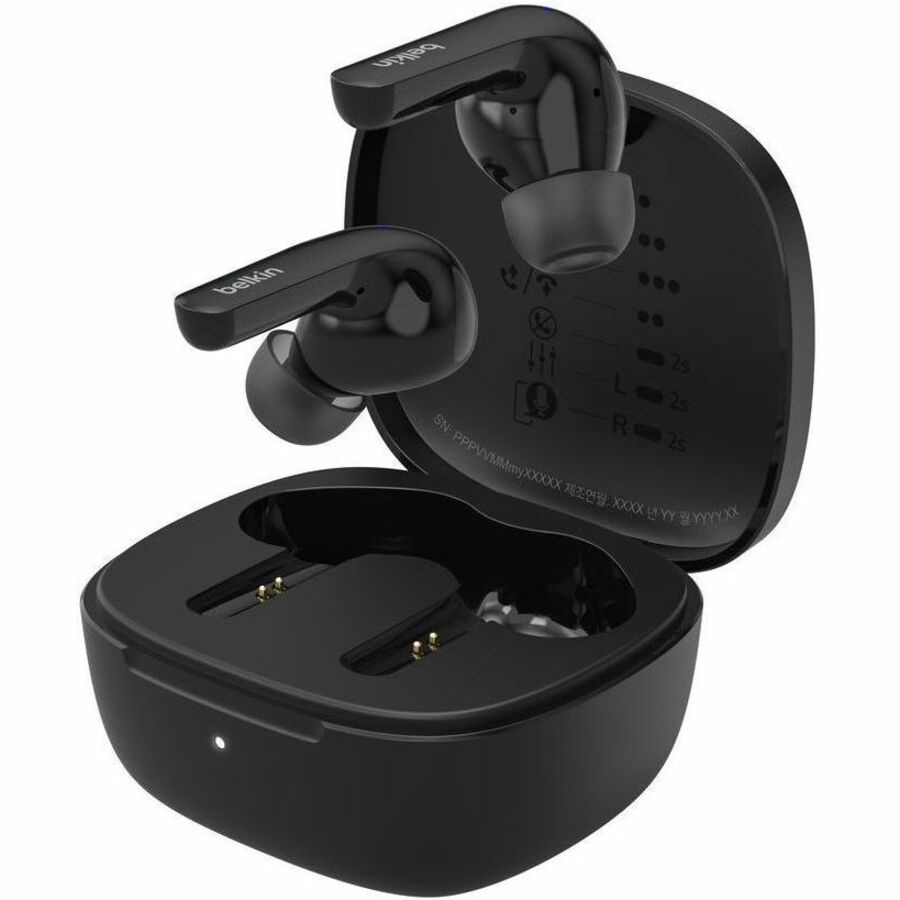 Belkin SoundForm Motion True Wireless Earbuds with Bluetooth 5.3 and IPX5 Splash Resistance