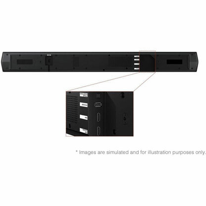 Samsung HW-B750F/ZA 5.1 Channel Soundbar with Wireless Subwoofer and Dolby Digital - Black