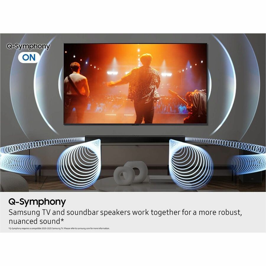 Samsung HW-B750F/ZA 5.1 Channel Soundbar with Wireless Subwoofer and Dolby Digital - Black