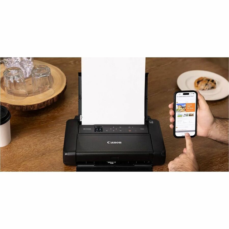 Canon PIXMA TR160 Portable Wireless Inkjet Printer - Color