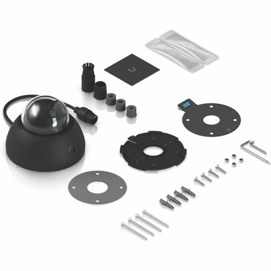 Ubiquiti UniFi 8 Megapixel 4K AI Dome Network Camera - Color, Black
