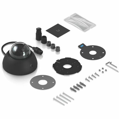 Ubiquiti UniFi 8 Megapixel 4K AI Dome Network Camera - Color, Black