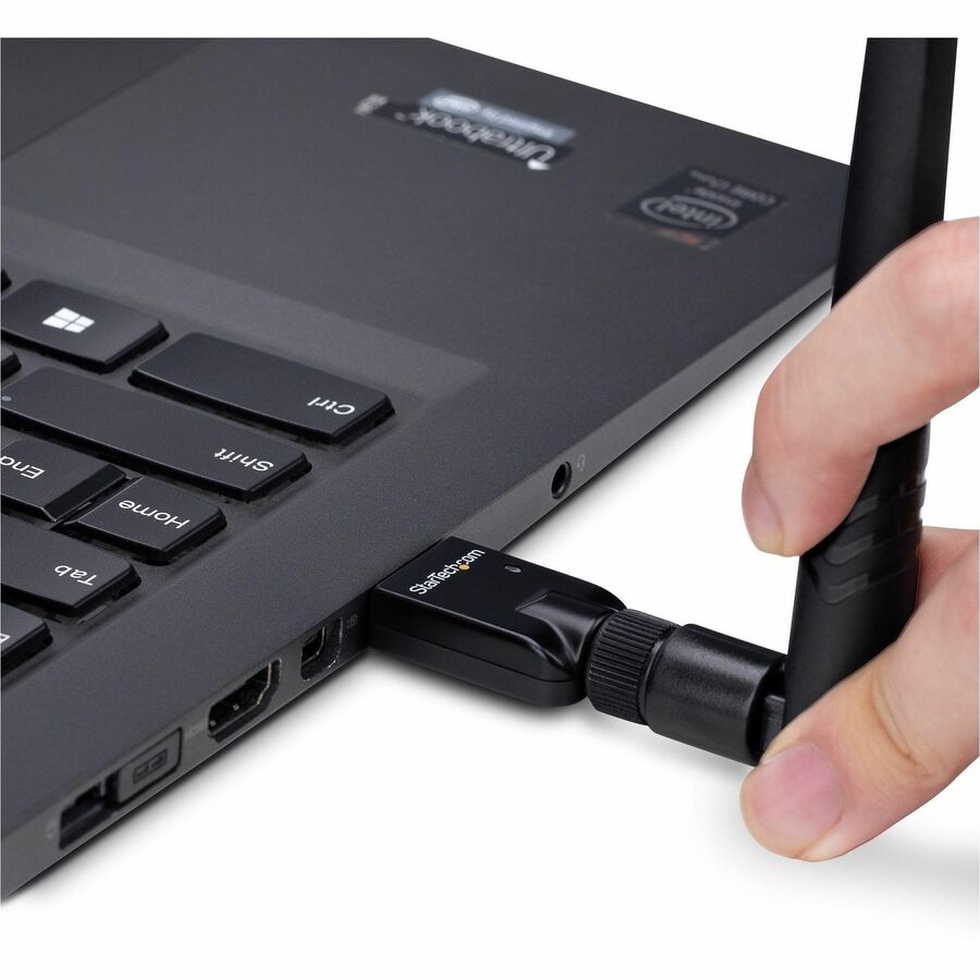 StarTech.com USB Bluetooth 5.3 Adapter, Class 1 - Wireless Bluetooth Dongle for PC and Laptop