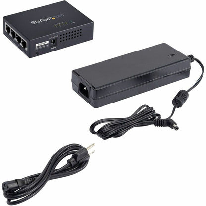 StarTech.com 4-Port Gigabit PoE+ Injector (POEINJ4G-US) for Power over Ethernet Devices