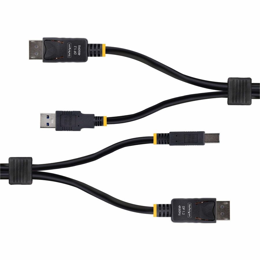 StarTech.com 6ft DisplayPort and USB 5Gbps KVM Cable - 4K 60Hz Support for KVM Switches
