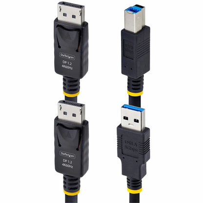 StarTech.com 10ft DisplayPort and USB 5Gbps KVM Cable with 4K Support for KVM Switches