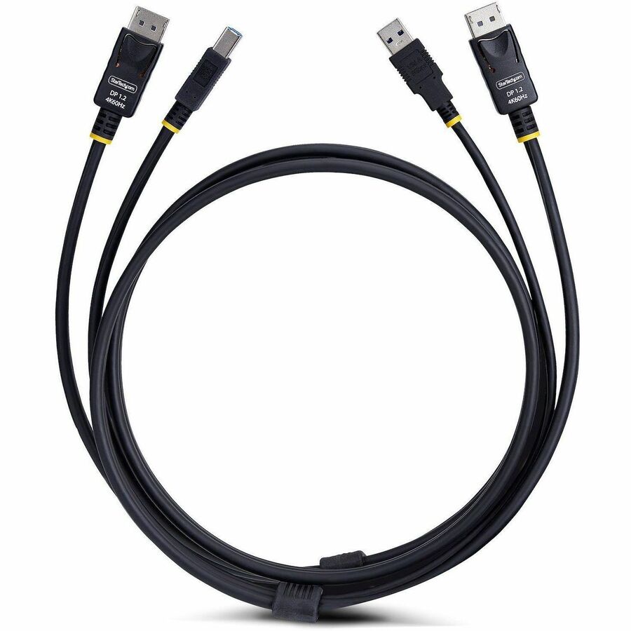 StarTech.com 10ft DisplayPort and USB 5Gbps KVM Cable with 4K Support for KVM Switches