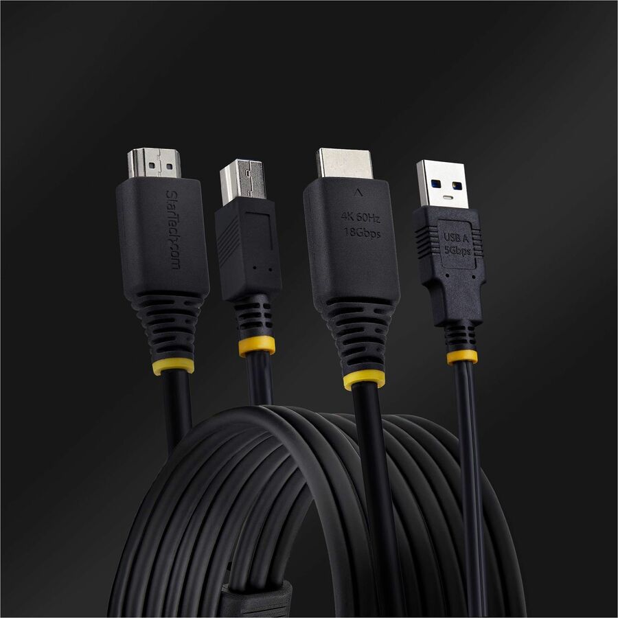 StarTech.com 6ft HDMI and USB KVM Cable with 4K Support - Model HU1226-KVM-CABLE