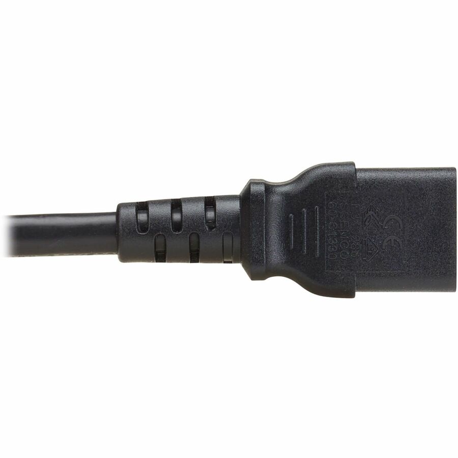 Eaton Tripp Lite Series PDU Power Cord, C13 to P-Lock C14, 6 ft, 10A, 230V, Black
