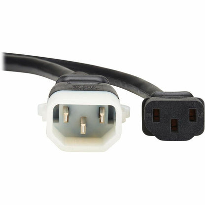 Eaton Tripp Lite Series PDU Power Cord, C13 to P-Lock C14 - 2 ft. Black, 10A/250V, International Use