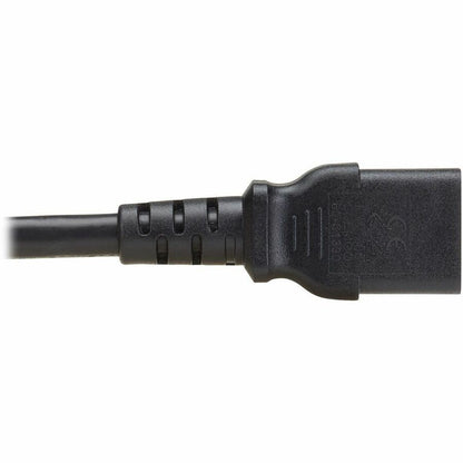 Eaton Tripp Lite Series PDU Power Cord, C13 to P-Lock C14 - Heavy-Duty 15A 230V 14 AWG, 4 ft. Black