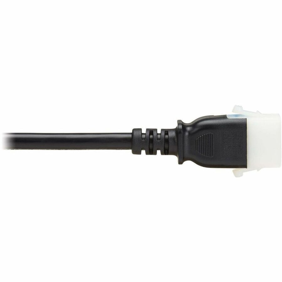 Eaton Tripp Lite Series PDU Power Cord, C15 to P-Lock C14 - Heavy-Duty 15A 250V 14 AWG, 3 ft. Black