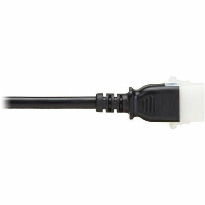 Eaton Tripp Lite Series PDU Power Cord, C15 to P-Lock C14 - Heavy-Duty 15A 250V 14 AWG, 3 ft. Black