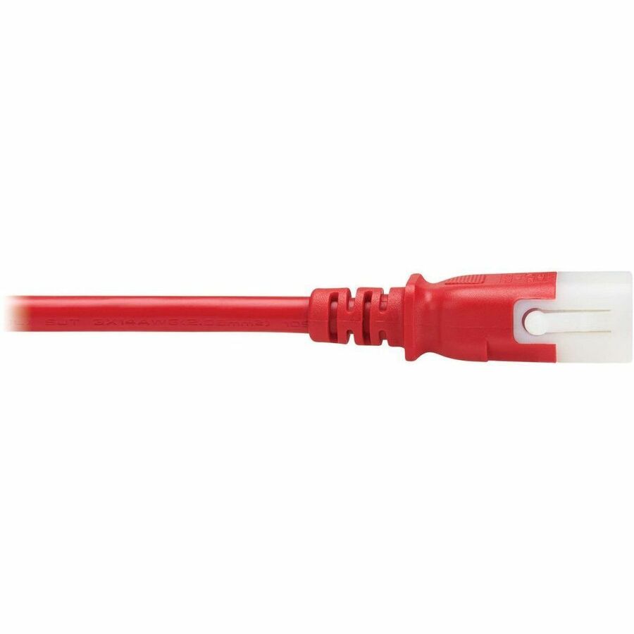 Eaton Tripp Lite Series PDU Power Cords, C13 to P-Lock C14 - Heavy-Duty 14 AWG, 2 ft. Red (6 Pack)