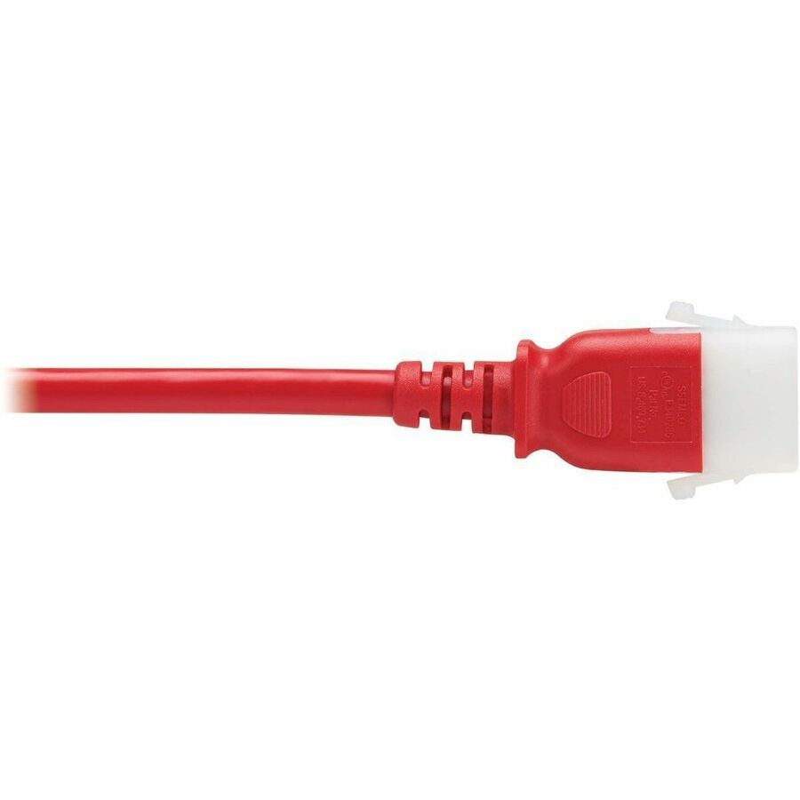 Eaton Tripp Lite Series PDU Power Cords, C13 to P-Lock C14 - Heavy-Duty 14 AWG, 2 ft. Red (6 Pack)