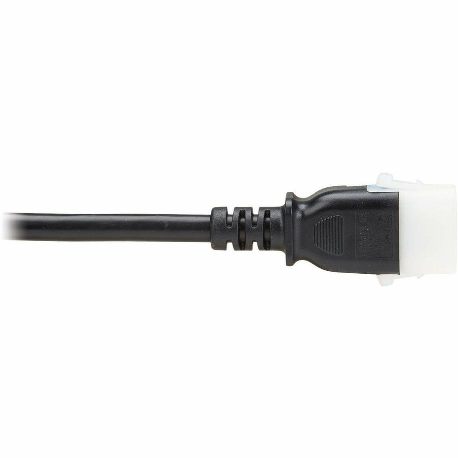 Eaton Tripp Lite Series PDU Power Cord, C13 to P-Lock C14 - Heavy-Duty 15A, 250V, 14 AWG, 2 ft. Black
