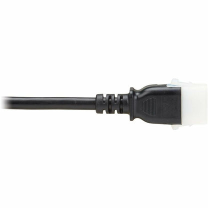 Eaton Tripp Lite Series PDU Power Cord, C13 to P-Lock C14 - Heavy-Duty 15A 230V, 10 ft. Black