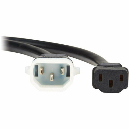 Eaton Tripp Lite Series PDU Power Cord, C13 to P-Lock C14 - Heavy-Duty 15A 230V, 10 ft. Black