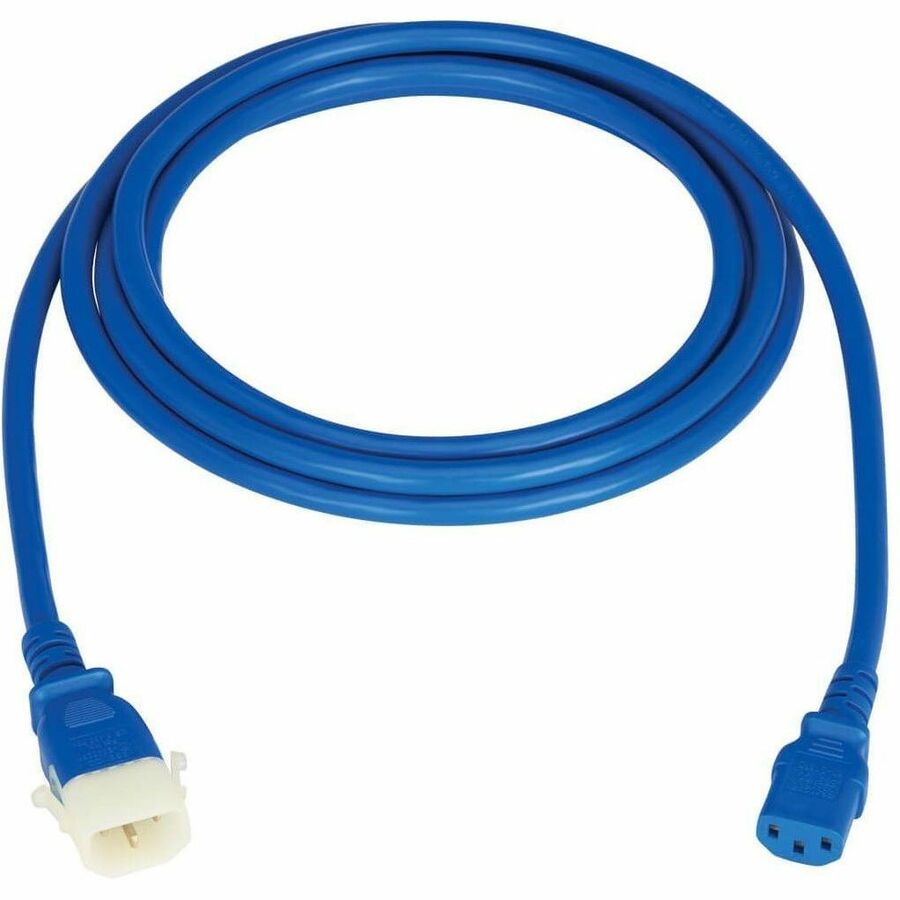 Eaton Tripp Lite Series PDU Power Cords, C13 to P-Lock C14 - Heavy-Duty 14 AWG, 6 ft. Blue (6 Pack)