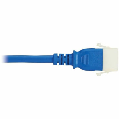 Eaton Tripp Lite Series PDU Power Cords, C13 to P-Lock C14 - Heavy-Duty 14 AWG, 6 ft. Blue (6 Pack)