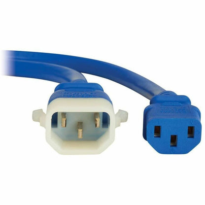 Eaton Tripp Lite Series PDU Power Cords, C13 to P-Lock C14 - Heavy-Duty 14 AWG, 6 ft. Blue (6 Pack)