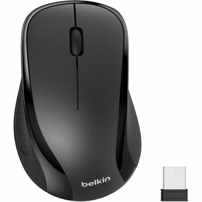 Belkin Wireless Keyboard and Mouse Combo for Windows - Full Size Keyboard with Number Pad - Black, Model BBZ010tt