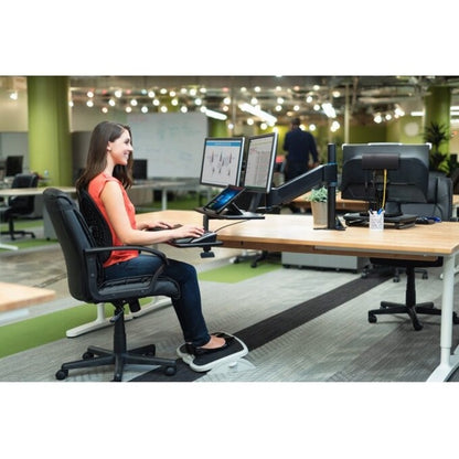 Kensington SmartFit Conform Back Rest with Adjustable Support and Removable Cover
