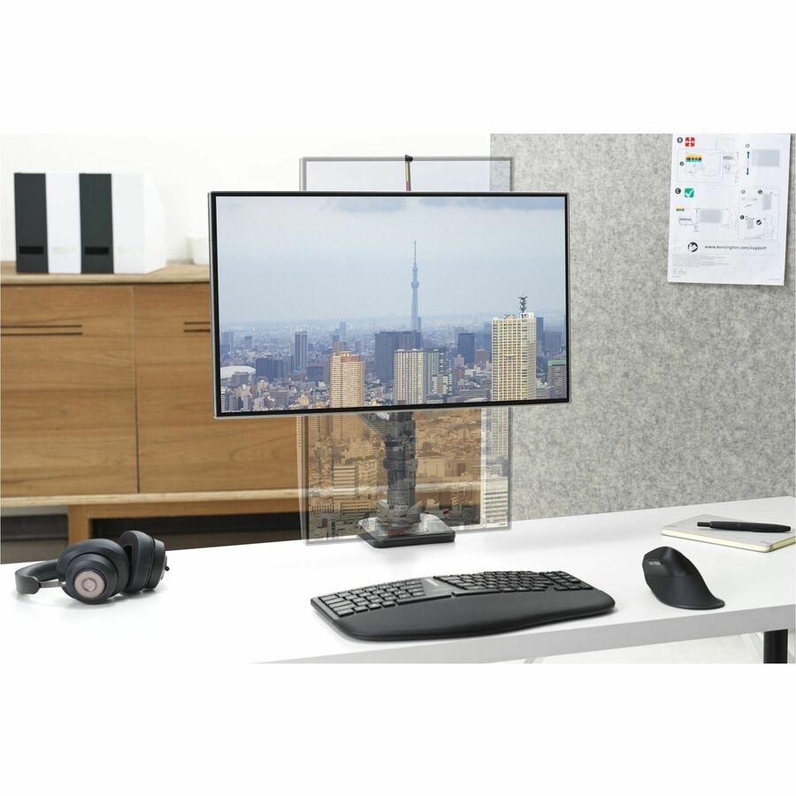 Kensington SmartFit Premium Heavy Duty Single Monitor Arm - Supports Up to 49-Inch Displays with Gas Spring Height Adjustment