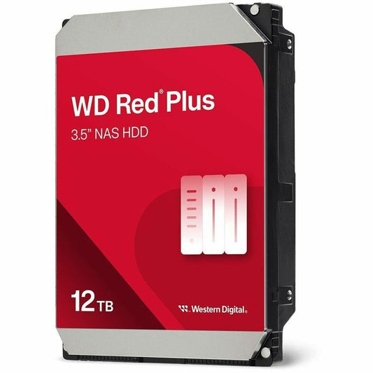 Western Digital Red Plus WD120EFGX 12TB Internal NAS Hard Drive - 3.5" SATA 6Gb/s