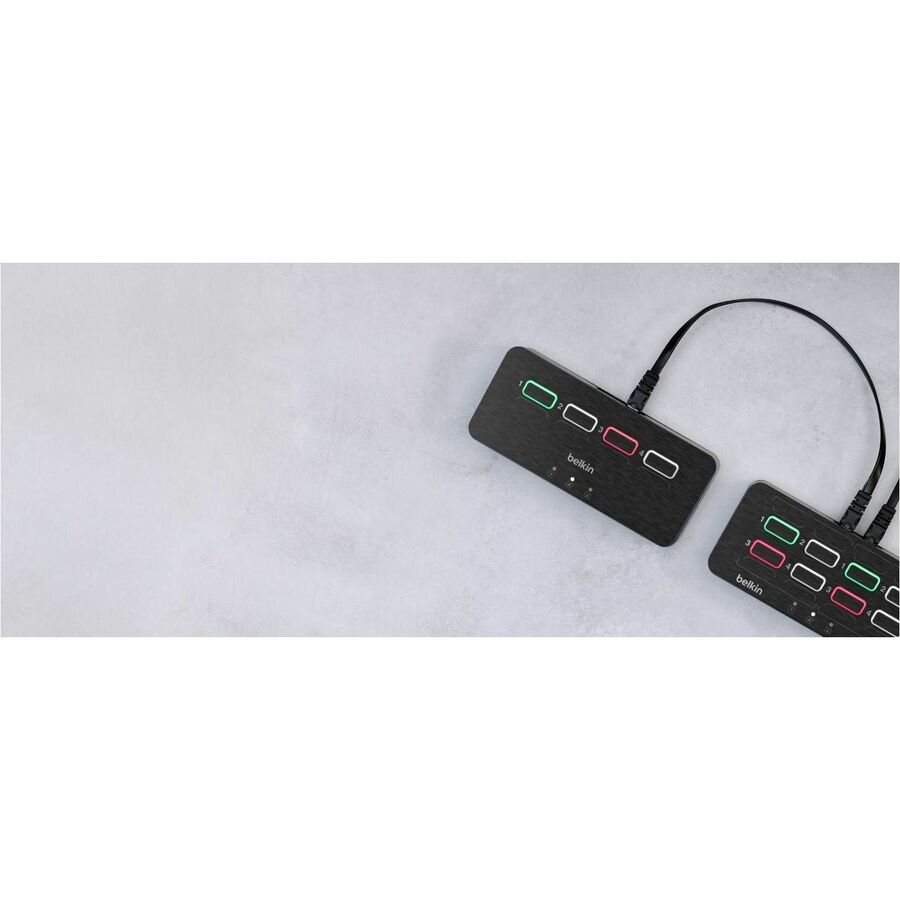 Belkin Secure KVM Remote Control 4-Port - Universal Compatibility with Matrix Switchers
