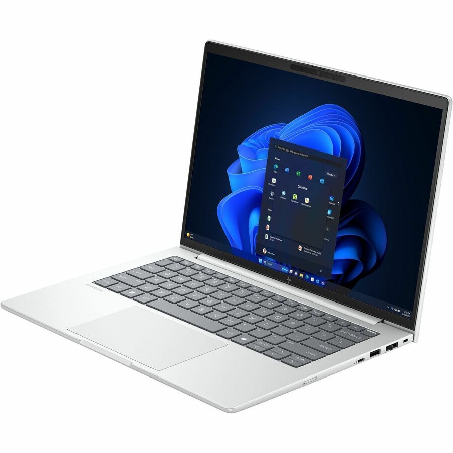 HP EliteBook 8 G1i 14" Touchscreen Notebook - WUXGA - 60 Hz - Intel Core Ultra 5 225U - 16 GB - 512 GB SSD - English Keyboard - Glacier Silver
