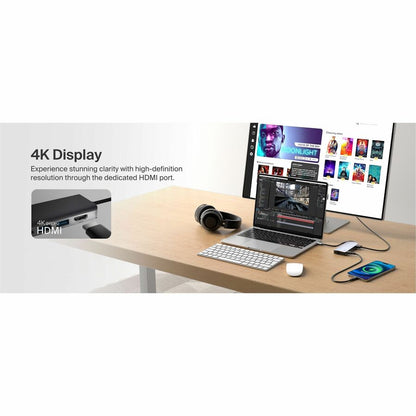 Belkin Connect USB-C 6-in-1 Multiport Docking Station with HDMI, Ethernet, and USB Ports
