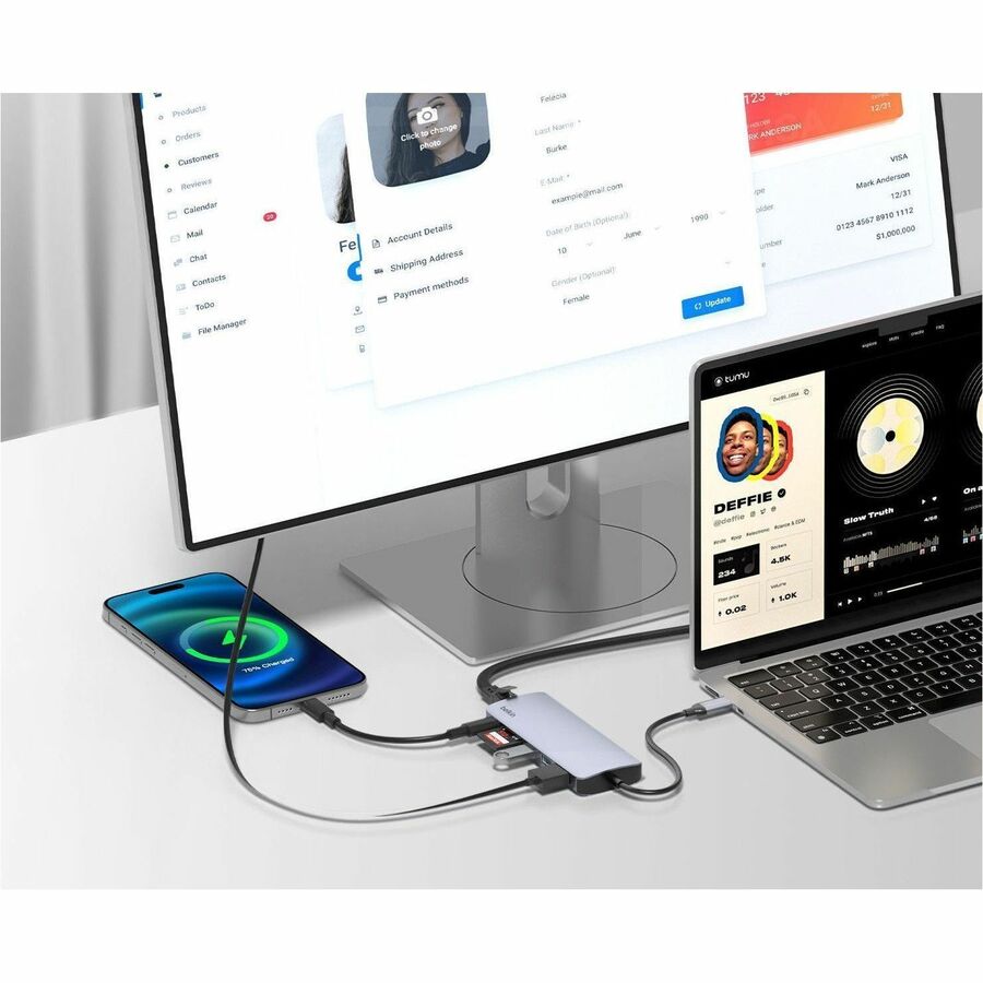 Belkin Connect USB-C 6-in-1 Multiport Docking Station with HDMI, Ethernet, and USB Ports