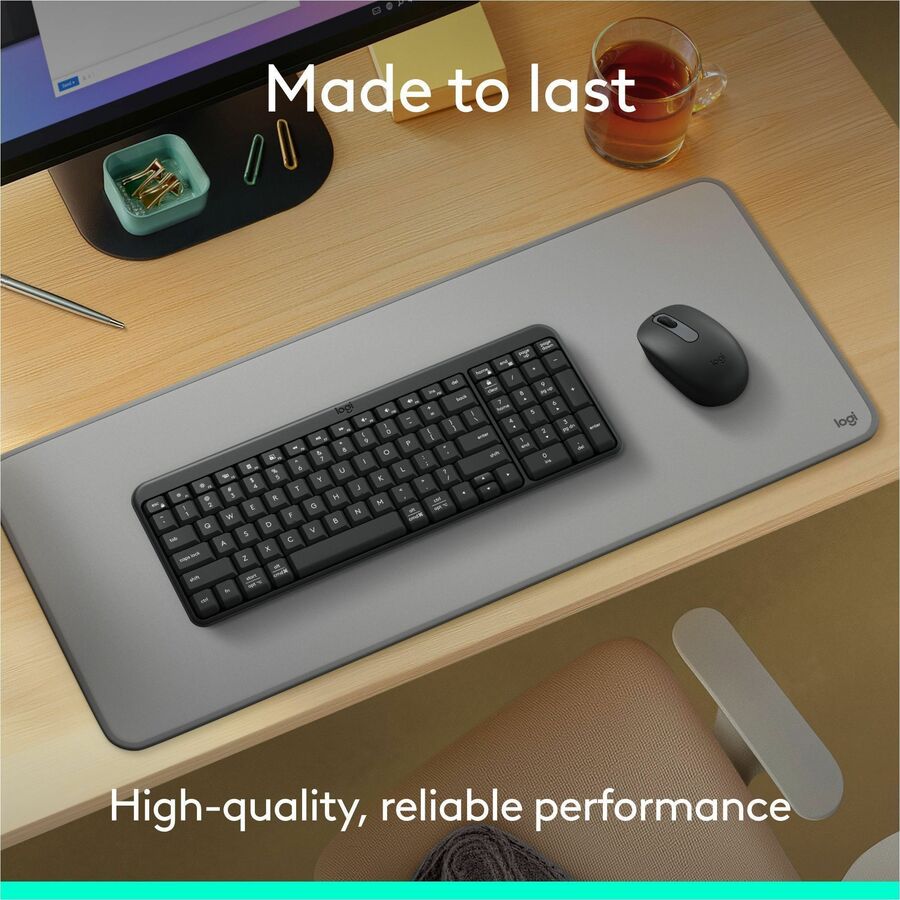 Logitech MK250 Bluetooth Wireless Keyboard & Mouse Combo - Rose