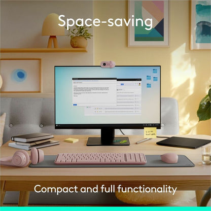 Logitech MK250 Bluetooth Wireless Keyboard & Mouse Combo - Rose