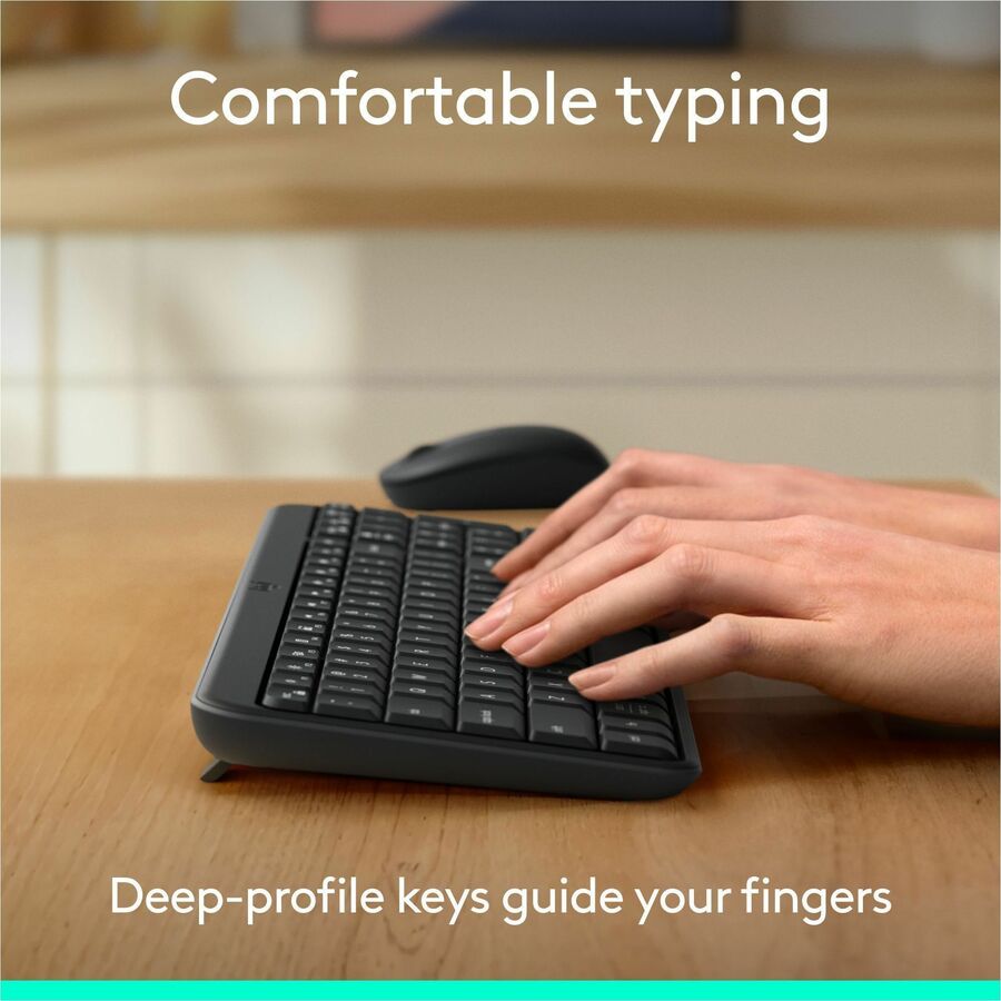 Logitech MK250 Bluetooth Wireless Keyboard & Mouse Combo - Rose