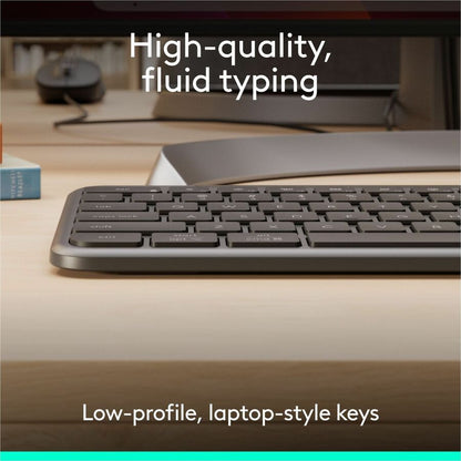 Logitech Signature Slim Wired K620 Keyboard – Full-Size USB-C Keyboard with Scissor Keys for Business